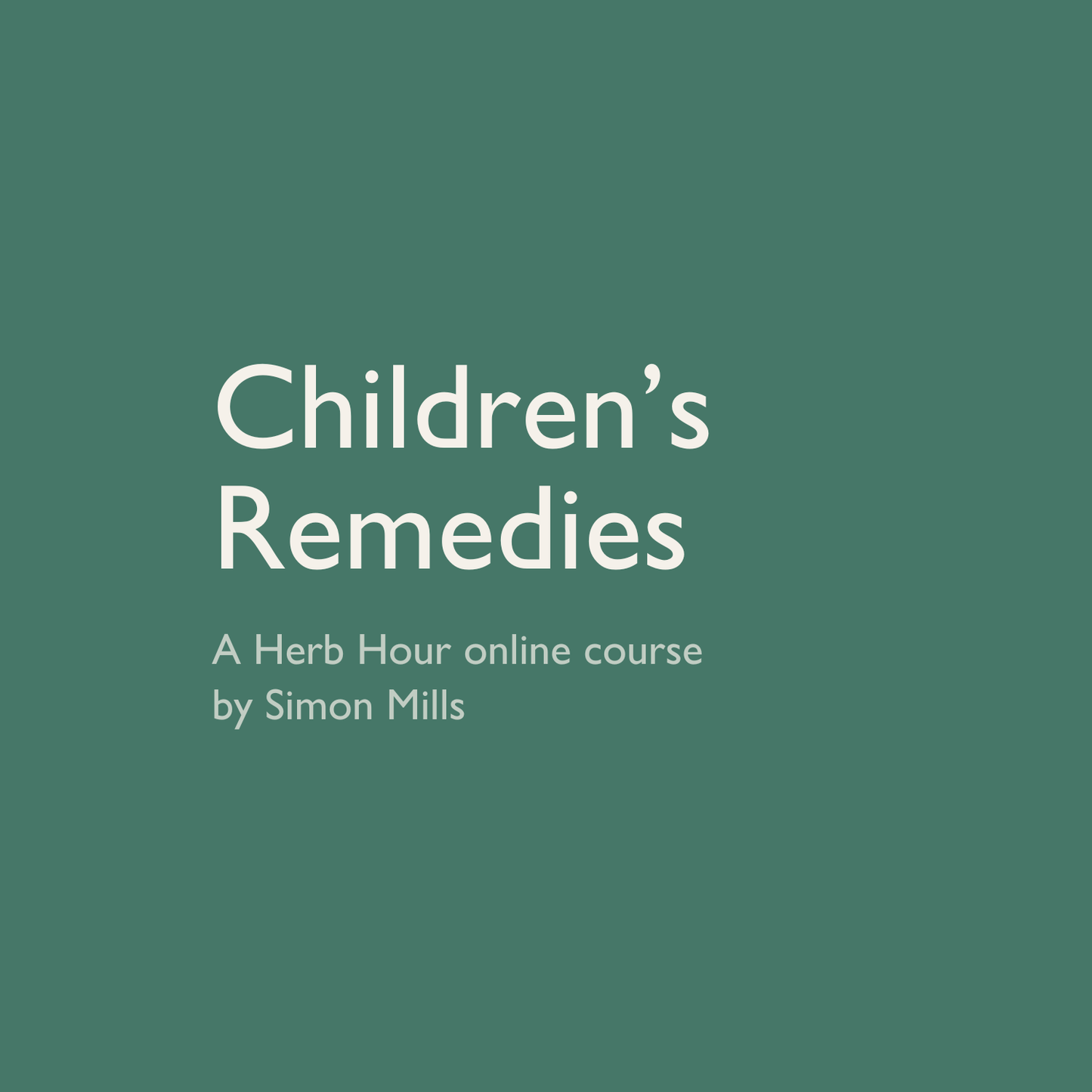 Children’s Remedies