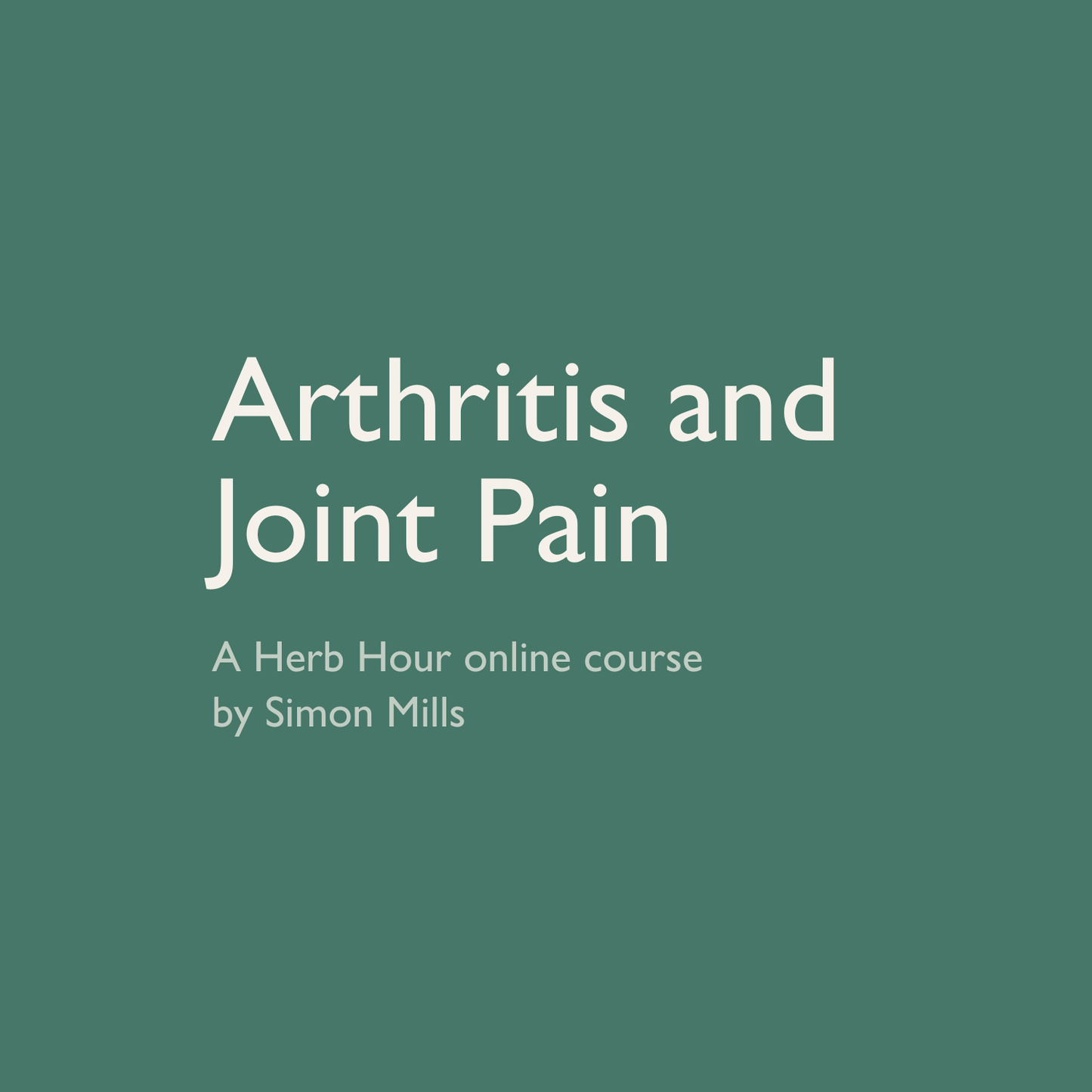 Arthritis and Joint Pain