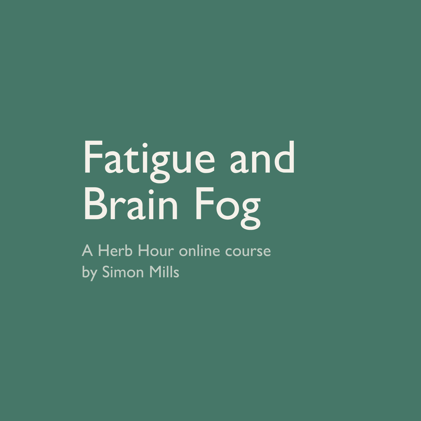 Fatigue and Brain Fog
